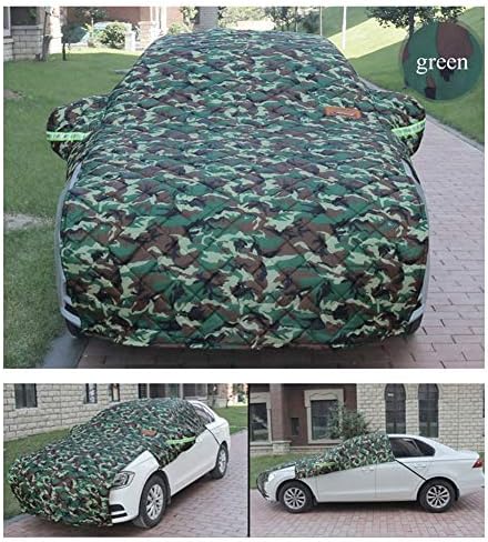 Lilis Color 車カバー ハーフ カーカバー ボディーカバー フロントウィンドシールド雪と霜防止カバー カスタマイズ可能なサイズ カーカバー Color Green B08jqcptll