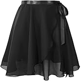 Brinkina Ballet Skirt Women Adult Girls Dance Chiffon Sarong Wrap Skirts