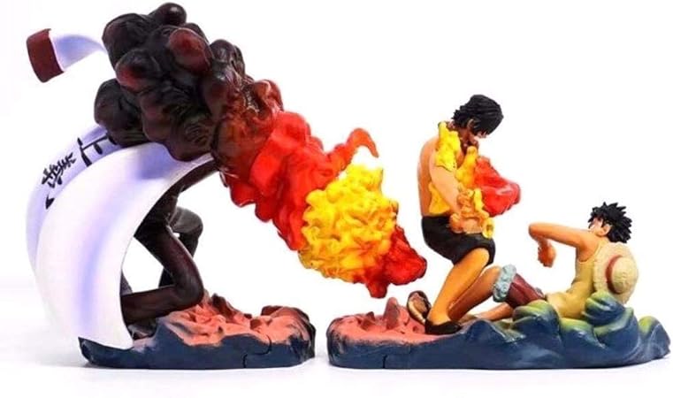 Amazon Co Jp ワンピース モンキー D ルフィ ポートガス D エース Vsアカヌ サカzukiキpvcフィギュア デス オブ ポートガス D エース コレクタブルアクションフィギュア子供向け大人向けベストギフト 高6 2インチ ホビー 通販