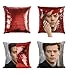 Harry Styles Sexy Sequin Pillow, Scales Reversible Funny Mermaid Pillow, Funny Meme Animation Pillow, Pillowcase Xmas, Birthday, Gift, Present (Cover + Insert)