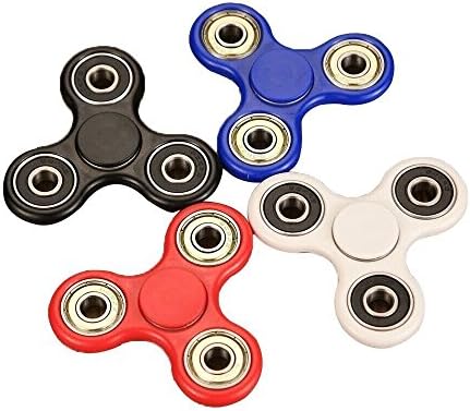 StarForest 4 Pack Anti-Anxiety 360 Spinner Helps Focusing Fidget Toy EDC Focus Toy for Kids &amp; Adults - Best Stress Reducer Relieves ADHD Anxiety and Boredom Ceramic Cube Bearing