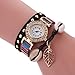 CdyBox Women's 6 Pack Inlay Diamond Wrist Watches Wrap Around Bracelet Analog Quartz Dress Wrist Watches Gifts