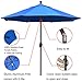 EliteShade 9Ft Umbrella Patio Outdoor Table Umbrella,Blue