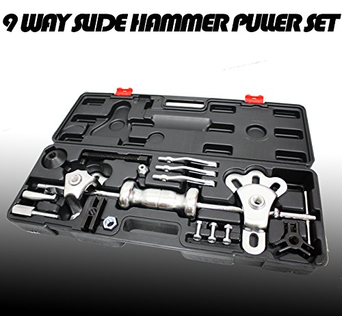 Click Here to See More Images 9 Way Slide Hammer Axle Bearing Dent Hub 2 3 Internal External Gear Puller Set