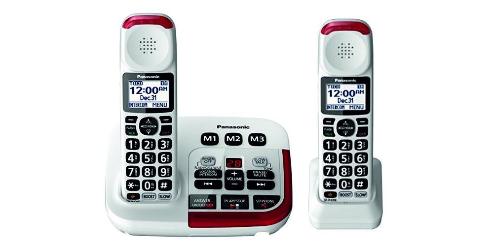 Panasonic KXTGM420W Amplified Cordless Phone (2 Handsets