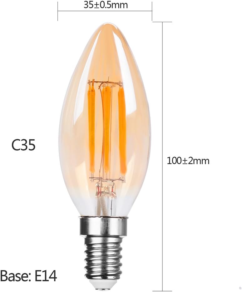 E14 Dimmalbe LED Candle Bulbs - Image 3