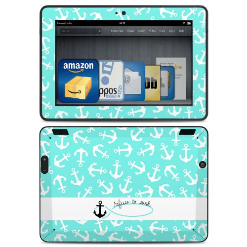 All New Kindle Fire HD Decal/Skin Kit, Refuse to Sink (will not fit prior generation HD or HDX models)