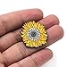 Yamalans Unisex Sunflower Brooch Pin Badge Enamel Backpack Jeans Decor Xmas Gift