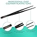 O'Creme 10 Inch Black Precision Stainless Steel Kitchen Tweezer Tongs with Serrated Tips for Gripping