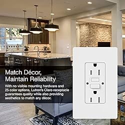 Lutron CAR-15-GFST-BL Claro 15-Amp Self-Testing