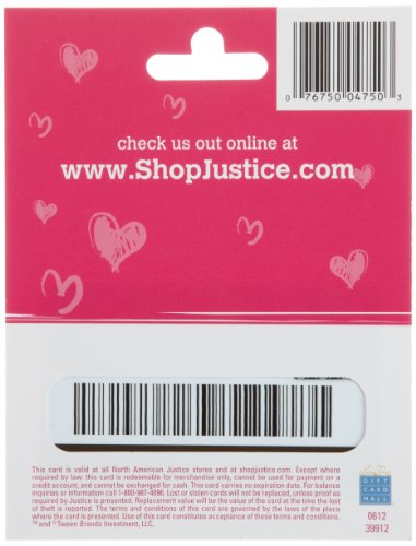 Justice Gift Card $50