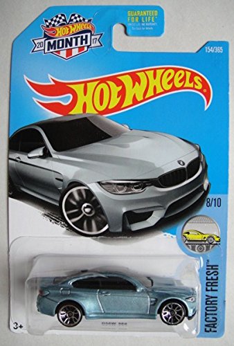 Hot Wheels 2017 Factory Fresh BMW M4 154/365, Blue-Gray