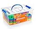 Play22 100Pc Building Blocks for Toddlers Stem Toys - Building Take Apart Toys for Boys and Girls Ages 3 4 5 6 7 8 9 10 - Educational Toys Set with Nice Storage Box