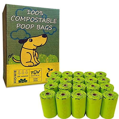 moonygreen Dog Poop Bag, Compostable Dog Poop Bags Bulk, Vegetable