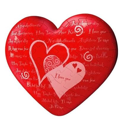 Ravensburger 114146 Puzzle BL- I love you (60 piece)