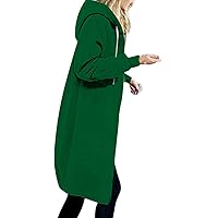 Amazon.com: Oversized Hoodies for Women Zip Up Knee Length