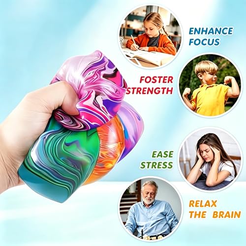 1 Pack Fidget Toys Squishy Stress Cube, Stress Balls for Kids Adults Squishies Stress Relief, Ice Sugar Sensory Toys for Kids with Autism, Fidgets for Classroom Prize Toys(Green,1 Pack)