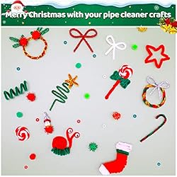Iooleem 180pcs in Christmas Colors, Pipe