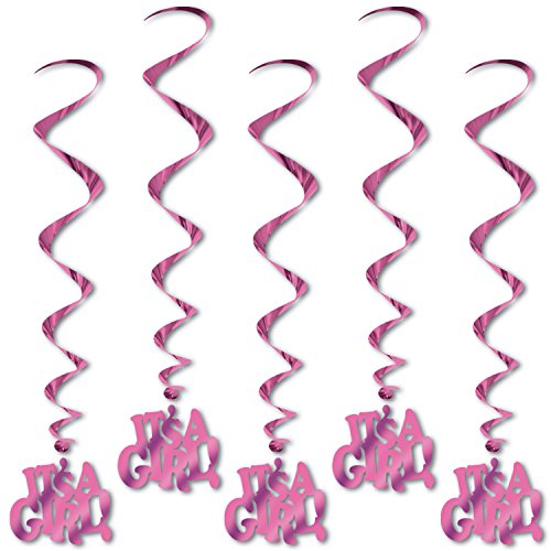 It's A Girl Whirls   (5/Pkg)