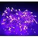 HDE Linkable LED String Lights Holiday Home Fairy Multifunction Wedding College Dorm Room Craft Decoration Expandable Rope Lights (100 Micro LEDS - Purple)
