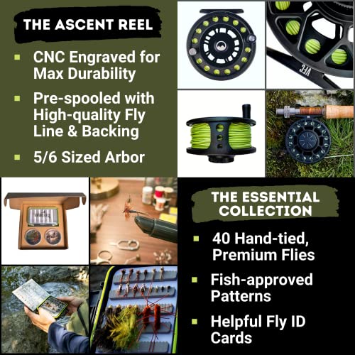 Ventures Fly Co. Toe Dipper Starter Package 20 Fly Fishing