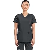 Cherokee Medical Women's Scrub Top V-Neck Modern Classic Fit with 3 Pockets, Ultra Soft and 2-Way Stretch Fabric - WW620