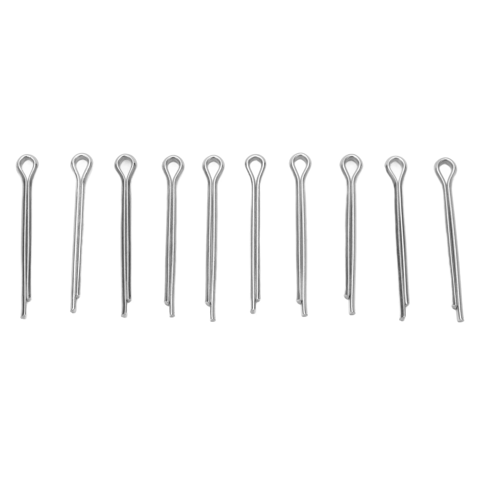 10PCS Bike Disc Brake Pads Lock Pins, Stainless Steel Split Cotter Pins for Bicycle Brake Pads Replacement