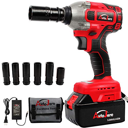 Buy Autojare Cordless Impact Wrench Kit Brushless 20V Max / 18V Lithium