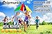Easy to Fly Large Nylon Delta Kite for Kids and Adults Great for Beach Trip and Outdoor Activities Perfect for Beginners Flies High in Light Breeze Flying String Line Included Big Flyer Childrens Toys
