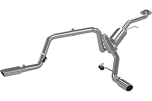 MBRP 2.5 Inch Stainless Steel Cat Back Exhaust Dual Side Exit with Stainless Steel Exhaust Tip, Fits Chevrolet/GMC Silverado 
