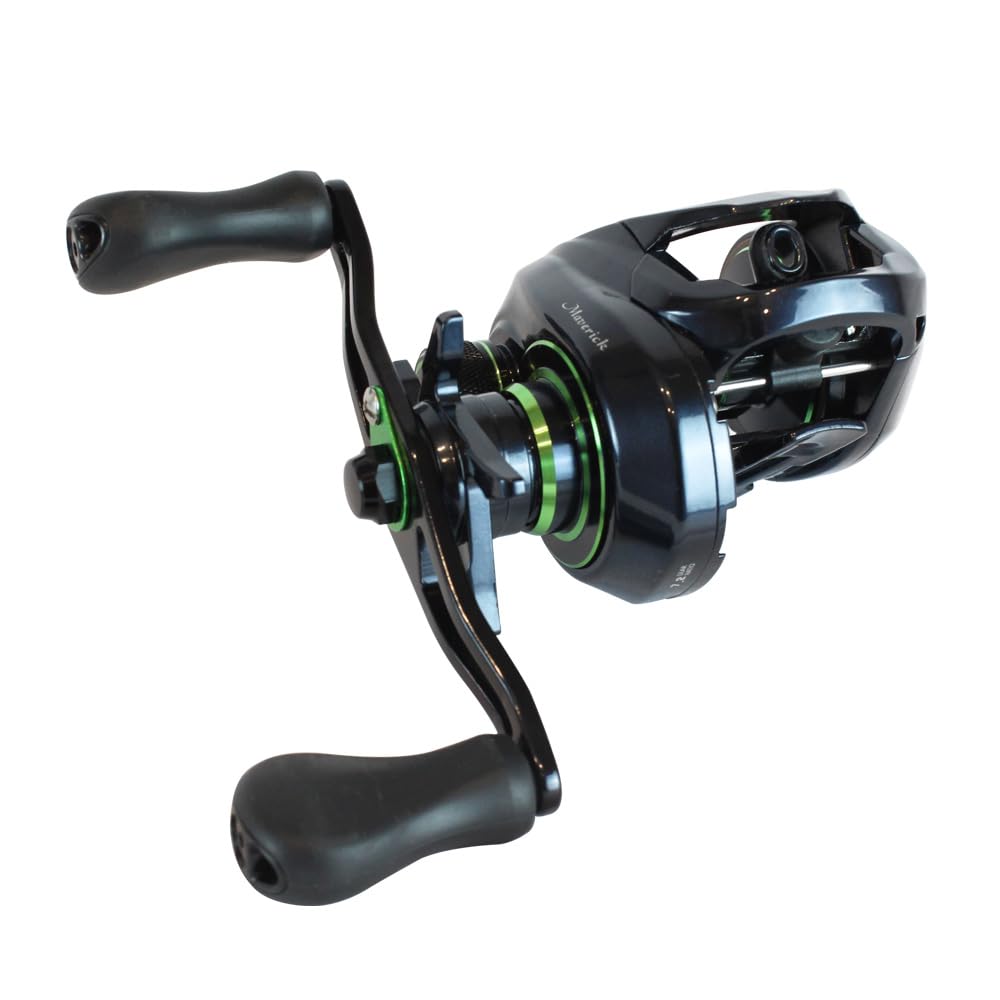 Photo 1 of DOBYNS RODS Maverick Casting Reel/Size 100 / Gear Ratio 7.2:1 / Ball Bearings 11BB+1RB / LH/Green