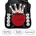 Keser Sports 5-Star Ping Pong Paddle Set – 4 Player Racket Set Bundle with 8 Professional ABS Balls and Portable Storage Bag Included. Advanced Spin, Speed and Control for Indoor/Outdoor Table Tennis