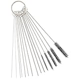 Carburetor Cleaning Kit to Clean ATV Snowblower Chainsaw Tecumseh Yamaha Honda Motorcycle Carburetors Cleaner - 10 Cleaning Needles with 5 Cleaner Brushes (Carburetor Cleaning Tool)