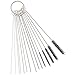 Carburetor Cleaning Kit to Clean ATV Snowblower Chainsaw Tecumseh Yamaha Honda Motorcycle Carburetors Cleaner - 10 Cleaning Needles with 5 Cleaner Brushes - Carburetor Cleaning Tools