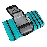 Pro Packing Cubes Travel Toiletry Bag - Packs Flat To Save Space - Waterproof Hanging Toiletries Kit For Men and Women