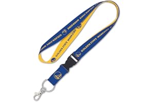 WINCRAFT Golden State Warriors Basketball 1-Inch Lanyard With Detachable Buckle