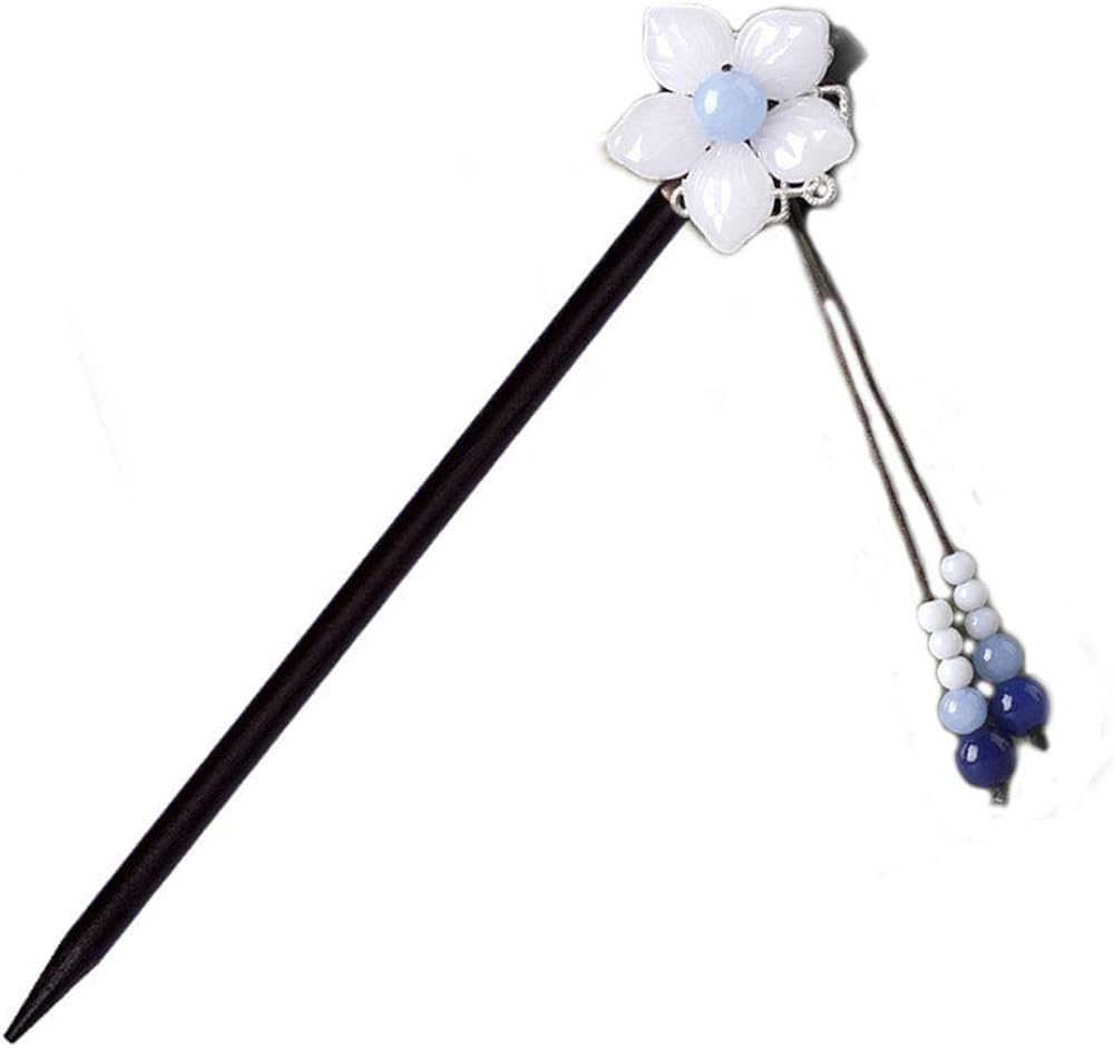 Chinese Hair Pins Hair Bun Sticks Vintage Hairpin Chignon Pin Blossom