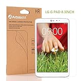 Arbalest Ultra-Clear Screen Protector for LG G Pad 8.3 Tablet - High Definition (HD) and Quality PET Material - Anti-scratch, Anti-dust, Anti-static - [2 Pack] Smudge Resistant + Retail Packaging - Lifetime warranty