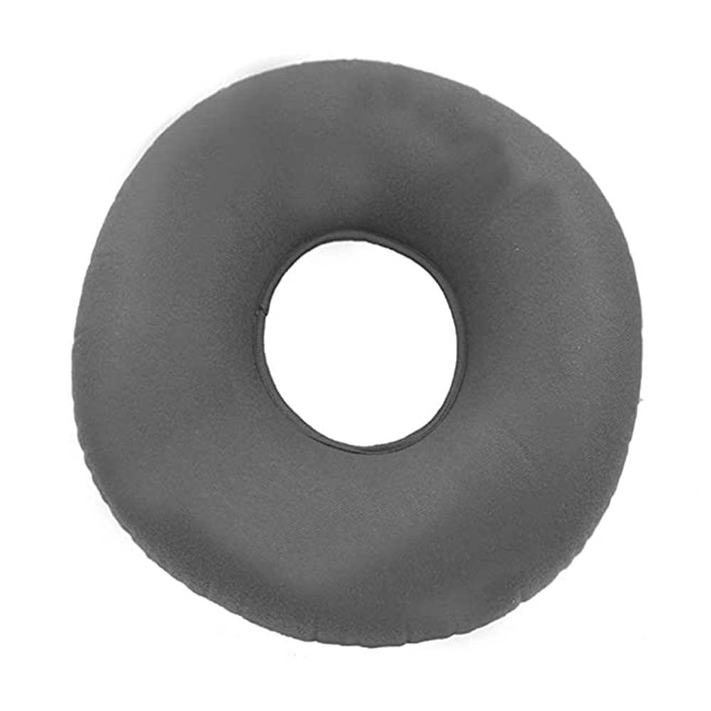 PCTC Doughnut Cushion,Inflatable Ring Cushion for Piles, Hemorrhoid Seat Pillow Cushion, Round Wheelchairs Seat Cushion,Coccyx & Tailbone Pain Great for Home, Car or Office(Grey)