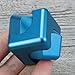 MNtech Fashion New Fidget Cube Hand Spinner Triangle Plastic Finger Focus Toy For Adults and Kids (Blue)