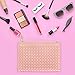 LOKASS Makeup Bag Slim Cosmetic Bag Cute Makeup Bags Hand-held Cosmetic Pouch for Women Cosmetics,Make Up Tools,Travel (Rose Gold)
