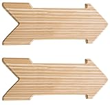 Plaid Large 5.9 x 16-Inch Wood Arrow 2-Pack