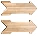 Plaid Large 5.9 x 16-Inch Wood Arrow 2-Pack