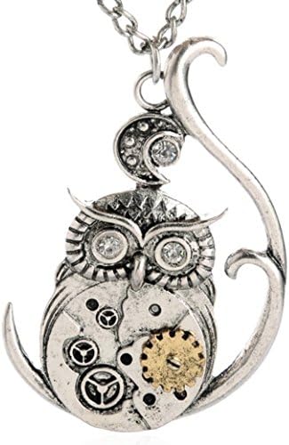 Steampunk Necklaces - Bees, Hearts, Crabs and Butterflies (Steam Punk Owl)