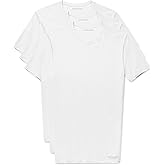 Tommy John Men's Essential Cool Cotton Crew Neck Undershirt - Stay-Tucked Fit