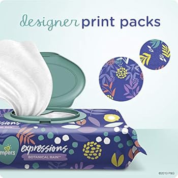 pampers expressions botanical rain baby wipes