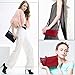 Lecxci Womens Small Leather Crossbody Bag, Zipper Clutch Phone Wallet Purse with [3 Card Slots] for Women (Bronze Silver)