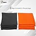 JBM Cornhole Bag (Pack of 8) Weather Resistant Cornhole Bags with Carrying Bag Included (Orange & Black, 14OZ)