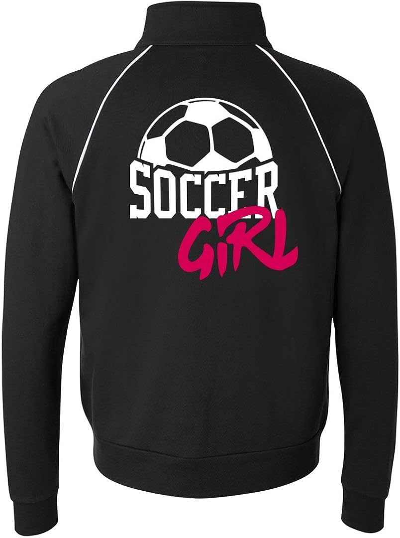 My Soccer Girl Jacket Unisex Canvas Full Zip Track Jacket