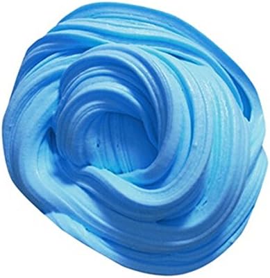 Valerty DIY Fluffy Floam Slime Scented Soft Clay Colored Clay Kit For kids Stress Toy (Small, Blue)